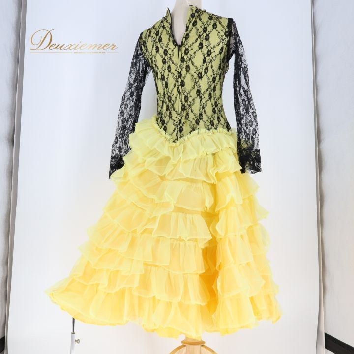 フリルドレス ダンス衣装