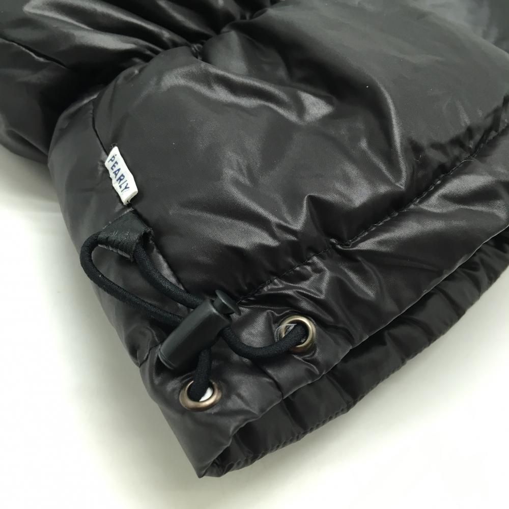 パーリーゲイツ レッグウォーマー 黒 ダウン ドローコード レディース ゴルフウェア PEARLY GATES LLC-HASEGAWATOSO_COM