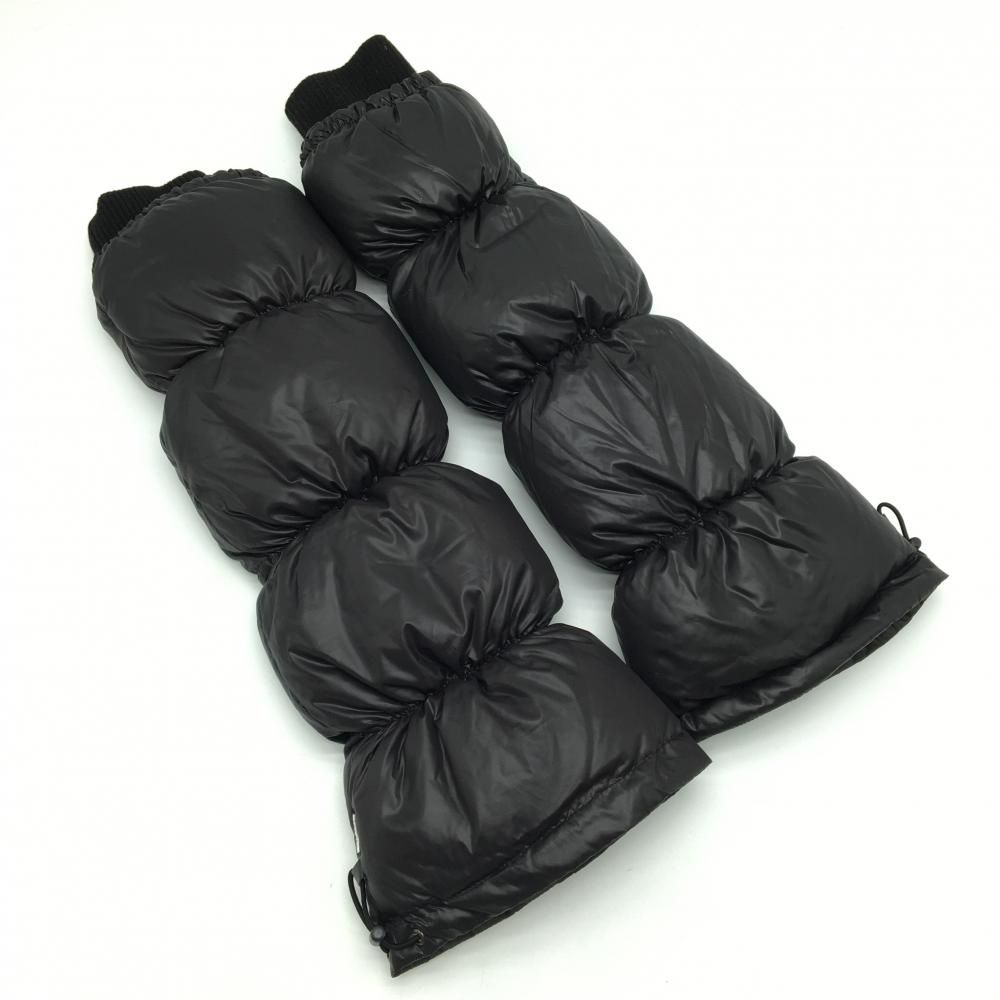 パーリーゲイツ レッグウォーマー 黒 ダウン ドローコード レディース ゴルフウェア PEARLY GATES