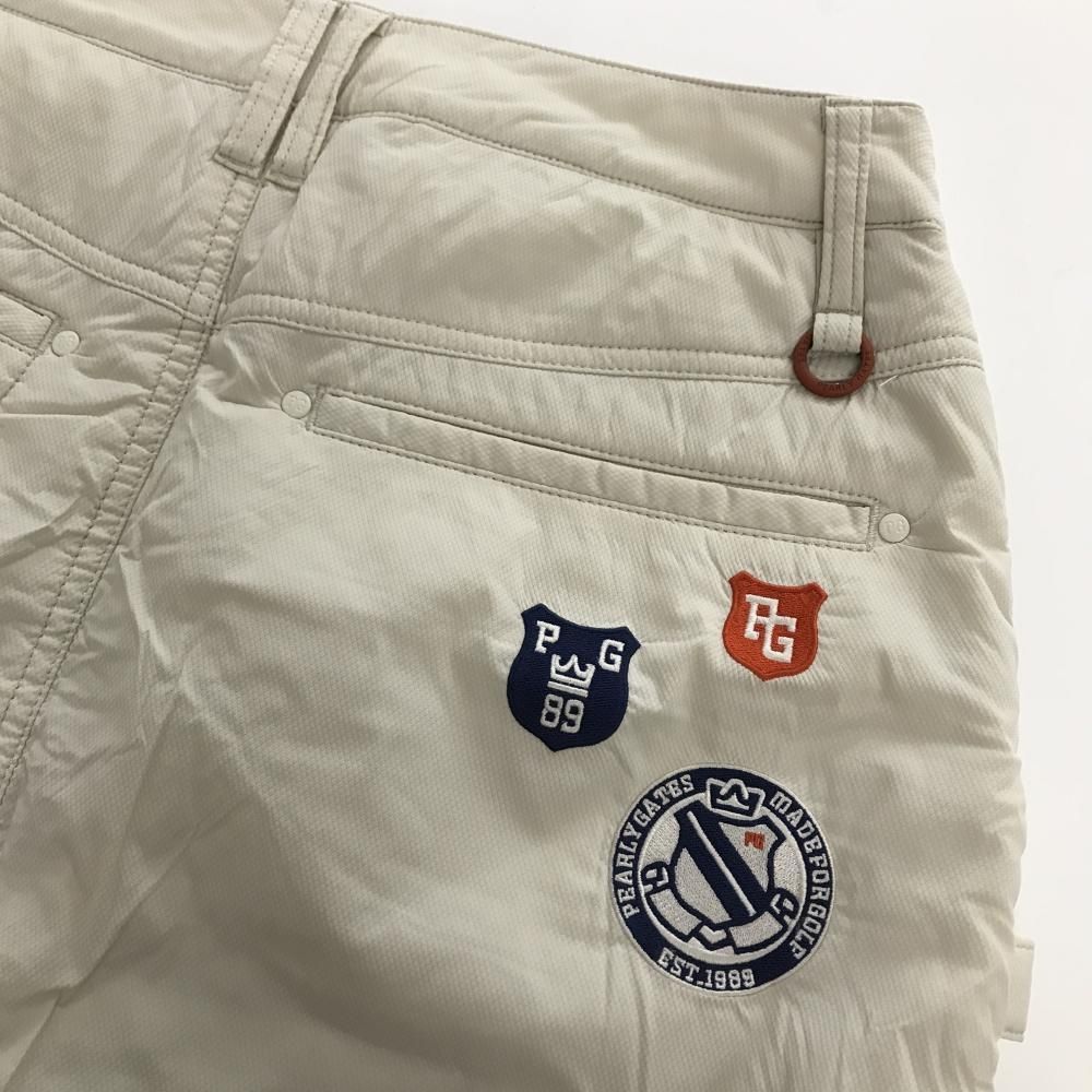 美品】パーリーゲイツ 中綿スカート ベージュ ロゴ刺しゅう レディース