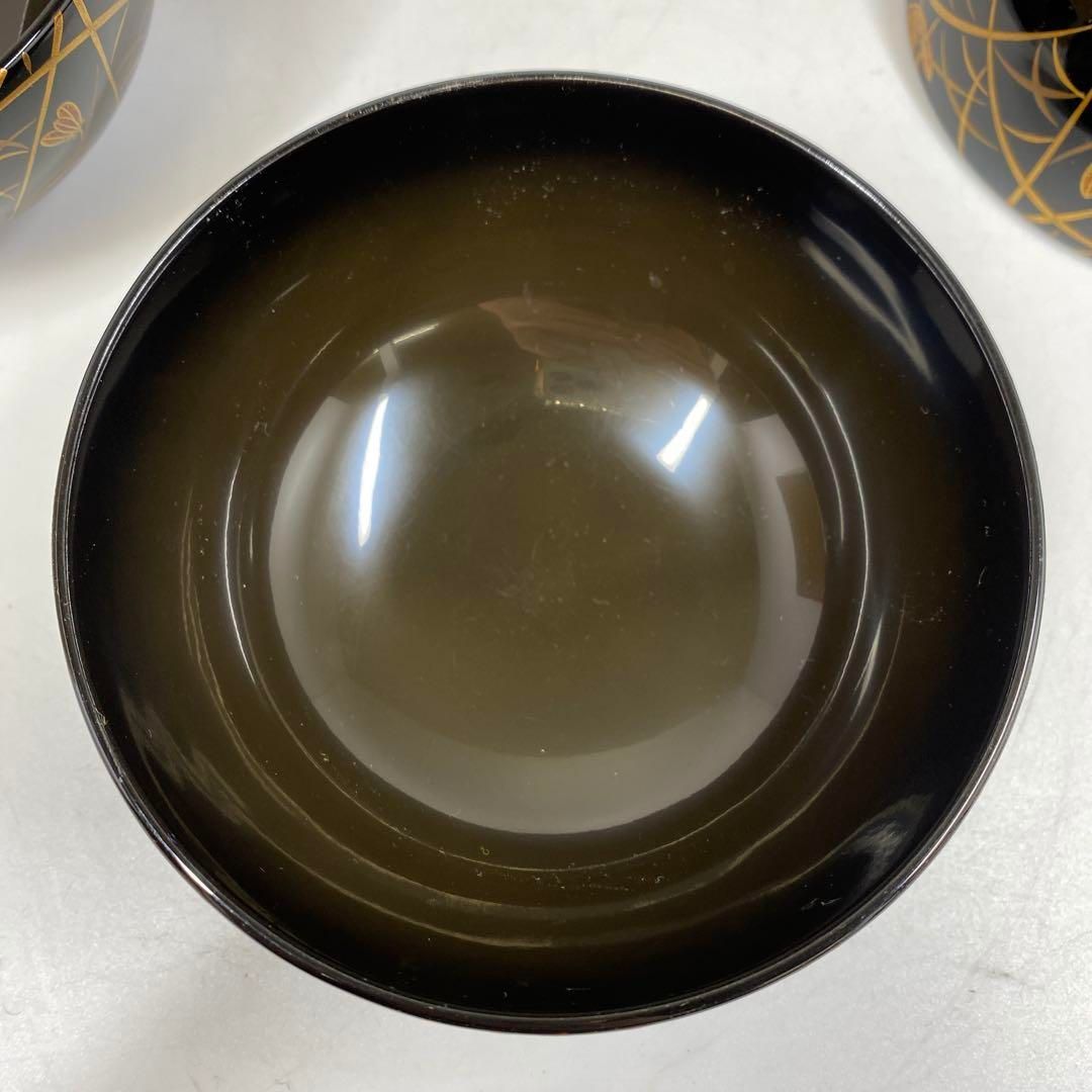 輪島塗 四君子蒔絵