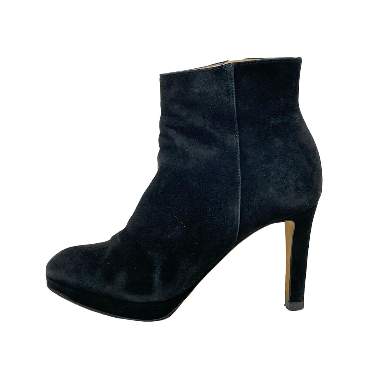 sergio rossi セルジオロッシ ショートブーツ 341|2 レディース - 黒 アウトソール張替済