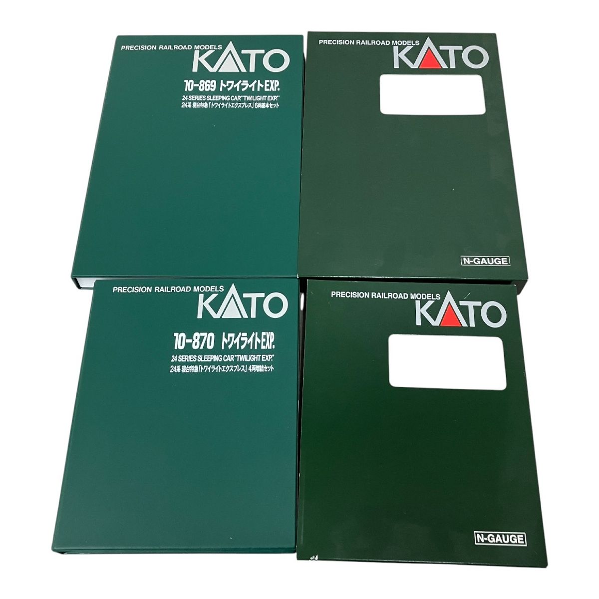 KATO 10-869 10-870 24系 寝台特急 客車 トワイライトエクスプレス 基本 増結 10両セット 鉄道模型 M10561726