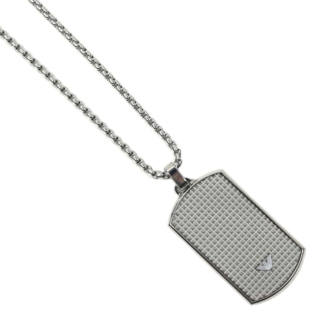 エンポリオアルマーニ ネックレス ペンダント メンズ シルバー EMPORIO ARMANI EGS2986040