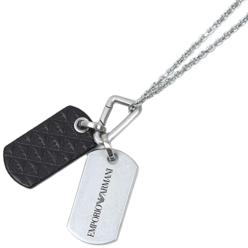 エンポリオアルマーニ ネックレス ペンダント アクセサリー メンズ シルバー EMPORIO ARMANI EGS3133040