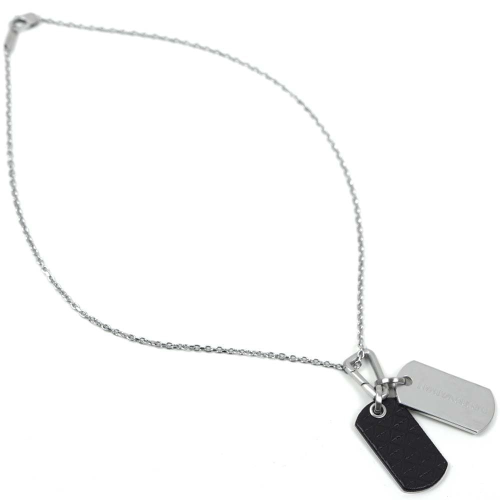 エンポリオアルマーニ ネックレス ペンダント アクセサリー メンズ シルバー EMPORIO ARMANI EGS3133040