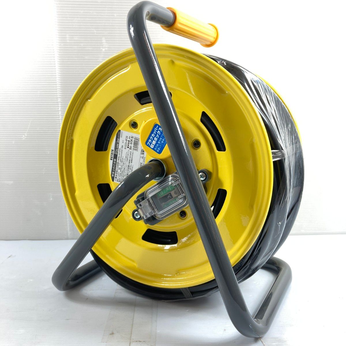 ＊＊HATAYA 50m 屋外用防雨型 コードリール BA-50K イエロー