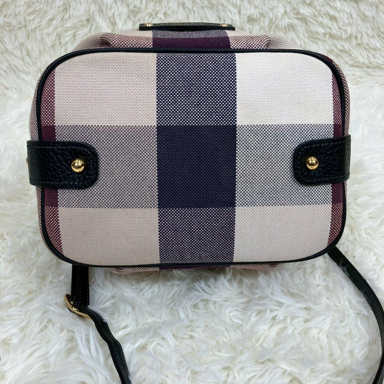 ブルーレーベルクレストブリッジ 2way ハンドバッグ ショルダーバッグ