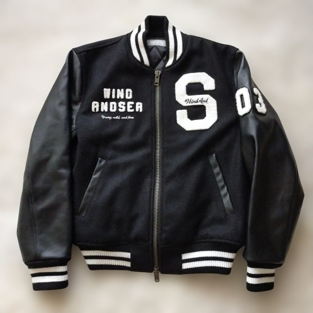 平野紫耀着用】ウィンダンシー 3周年バーシティジャケット BEYOUTH