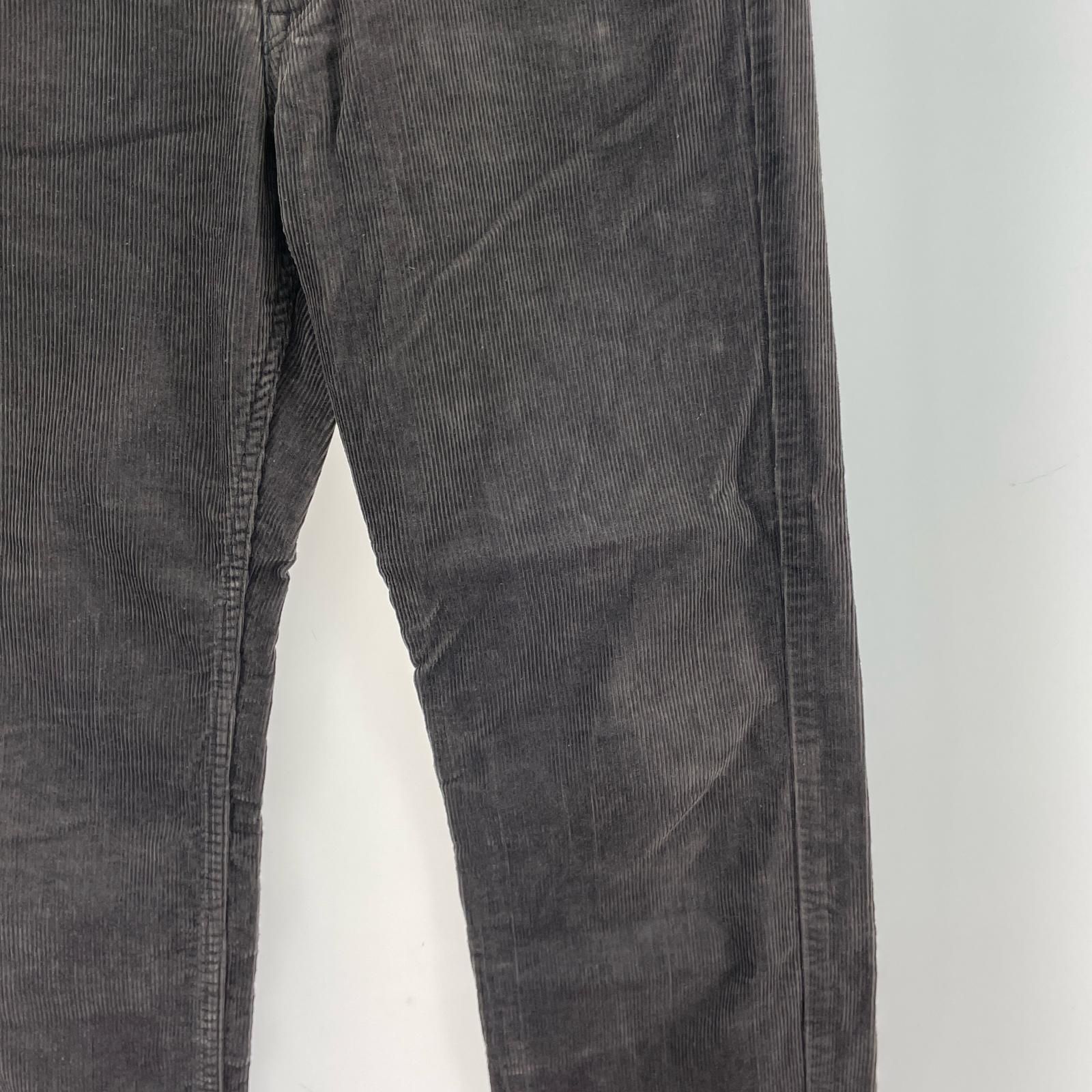 COMOLI コモリ コーデュロイパンツ size1 チャコールグレー