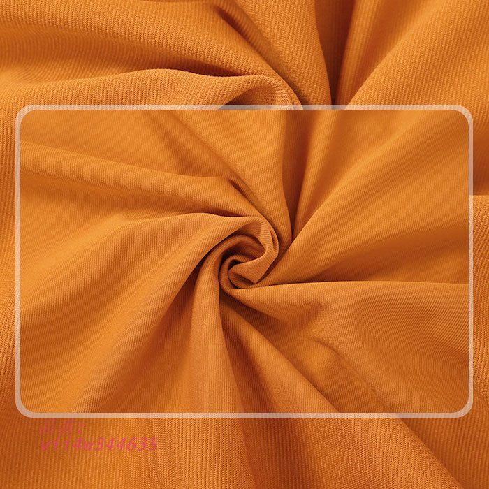 膝下ミモレ丈タイトワンピース 茶