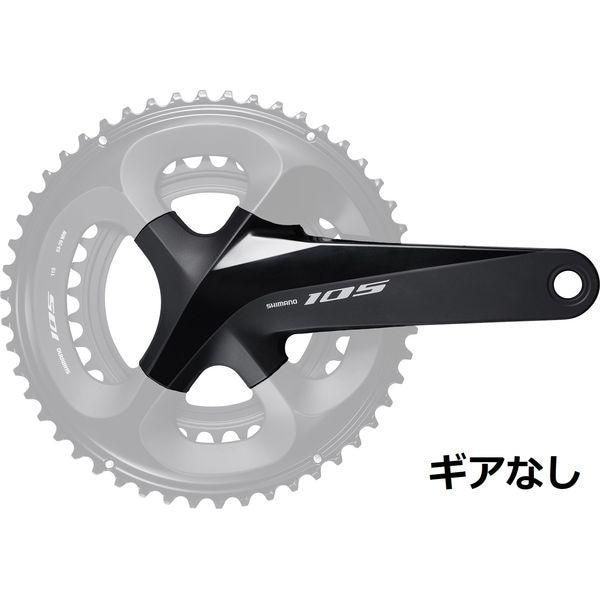 SHIMANO シマノ 105 クランクセット FC-R7000 2x11S 165mm チェーンリング無し チェーンリングボルト付属 ブラック IFCR7000AXXL