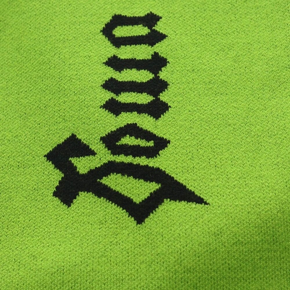 Gosha Rubchinskiy ゴーシャラブチンスキー 17AW Football Scarf ウールマフラー グリーン G011-ST01