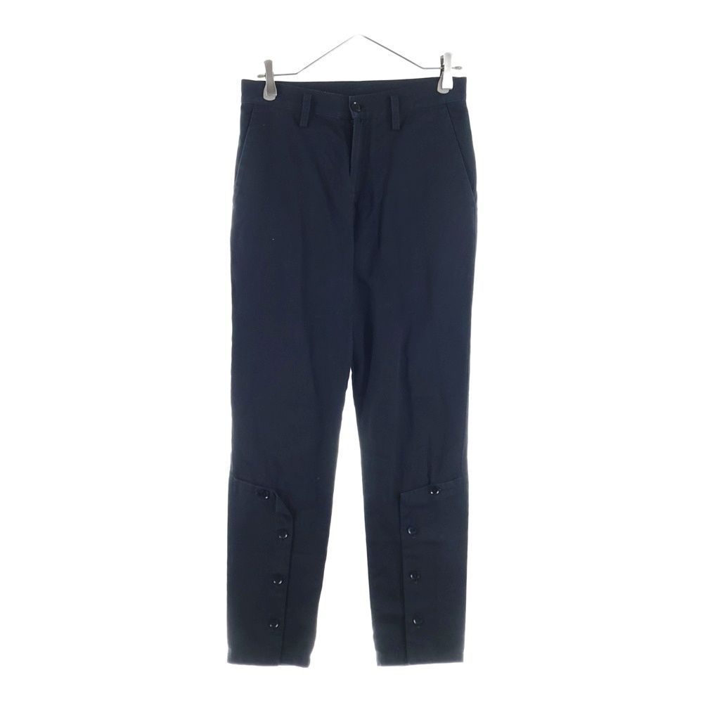 Yohji Yamamoto NOIR ヨウジヤマモトプリュスノアール 19AW RAGNE KIKAS ラグネ キカス 裾ボタンテーパードパンツ レディース NC-P11-010 ブラック