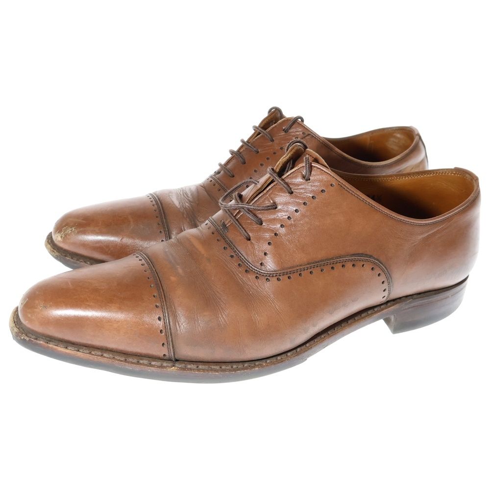 SCOTCH GRAIN スコッチグレイン レザー ストレートチップ レースアップ ブーツ レディース ブラウン 756