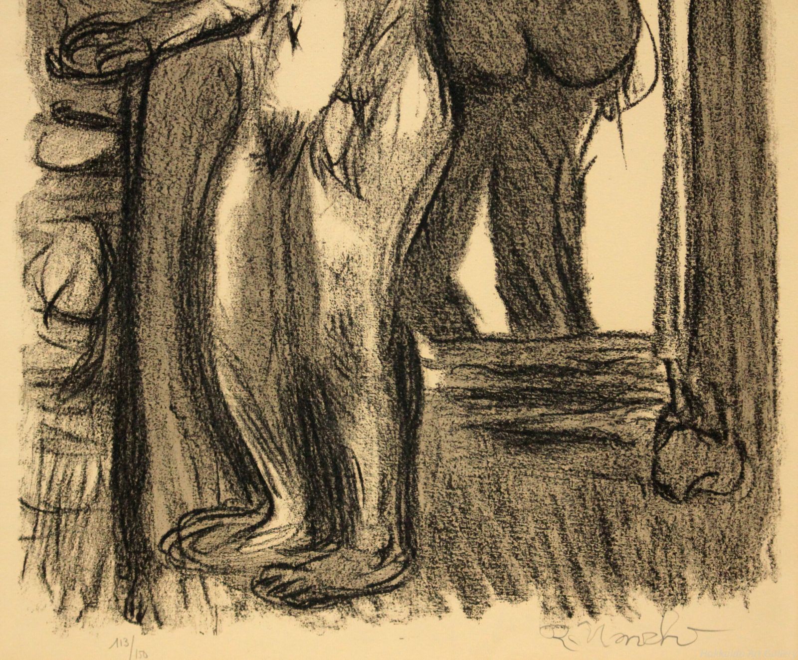 梅原龍三郎 立つ裸婦