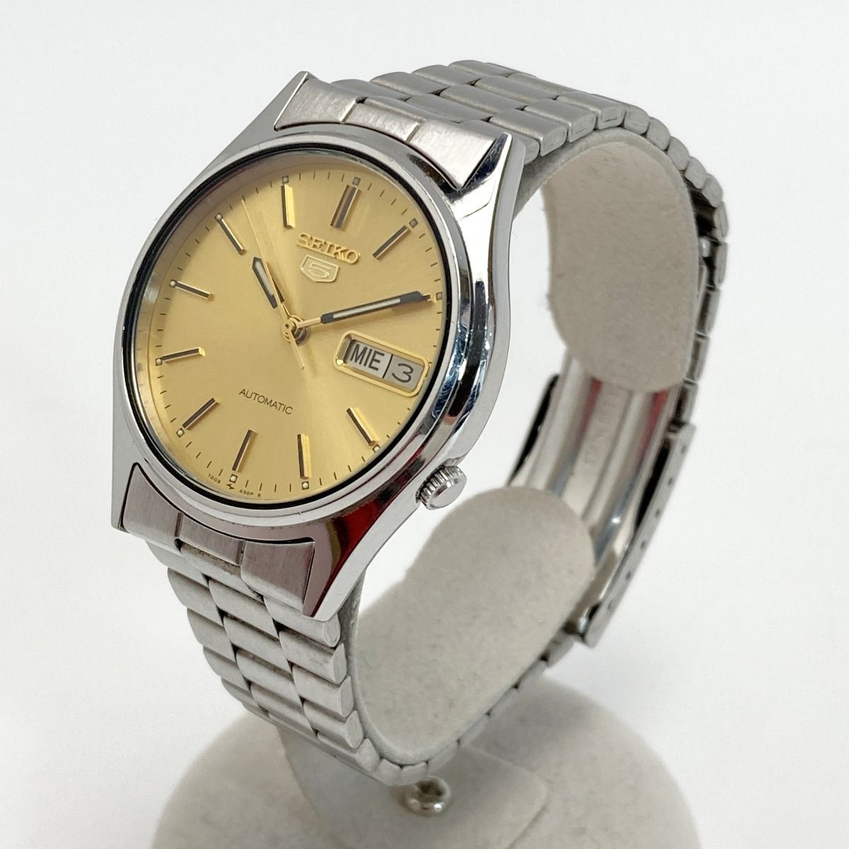 SEIKO セイコー 5 デイデイト 7009 3110 ゴールド 自動巻き メンズ 腕時計