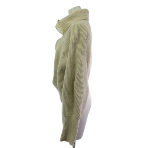 トゥデイフル TODAYFUL Washedwool Zip Knit ウォッシュドウールジップ ニット セーター アイボリー F
