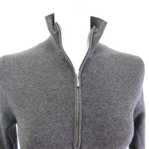  トゥデイフル TODAYFUL Halfzip Rib Knit ハーフジップ リブ ニット グレー F ニット セーター トップス