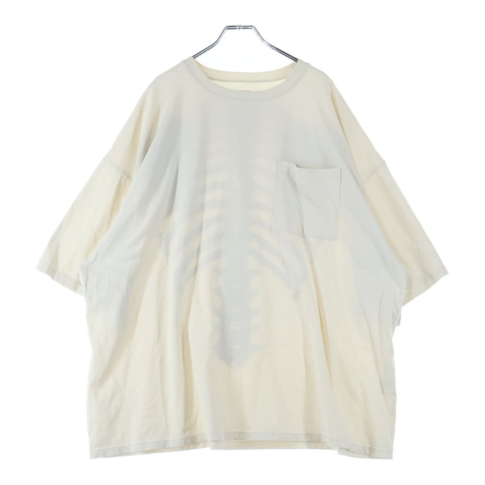 kapital キャピタル 天竺 2tone ボーンプリント Tシャツ