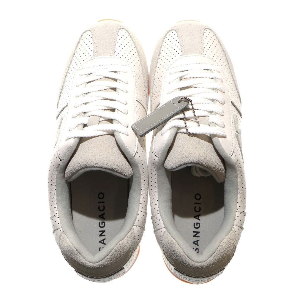 Sangacio (サンガッチョ) にゅ～ず MOM OFF WHITE パンチングレザー