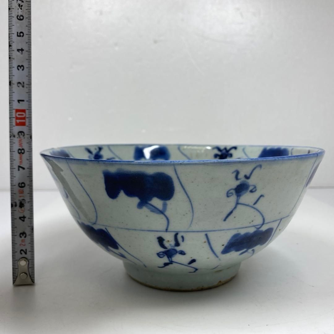 中国 清朝時代新渡鉢 直径18㎝ 東Y7-0122⑤ - メルカリ