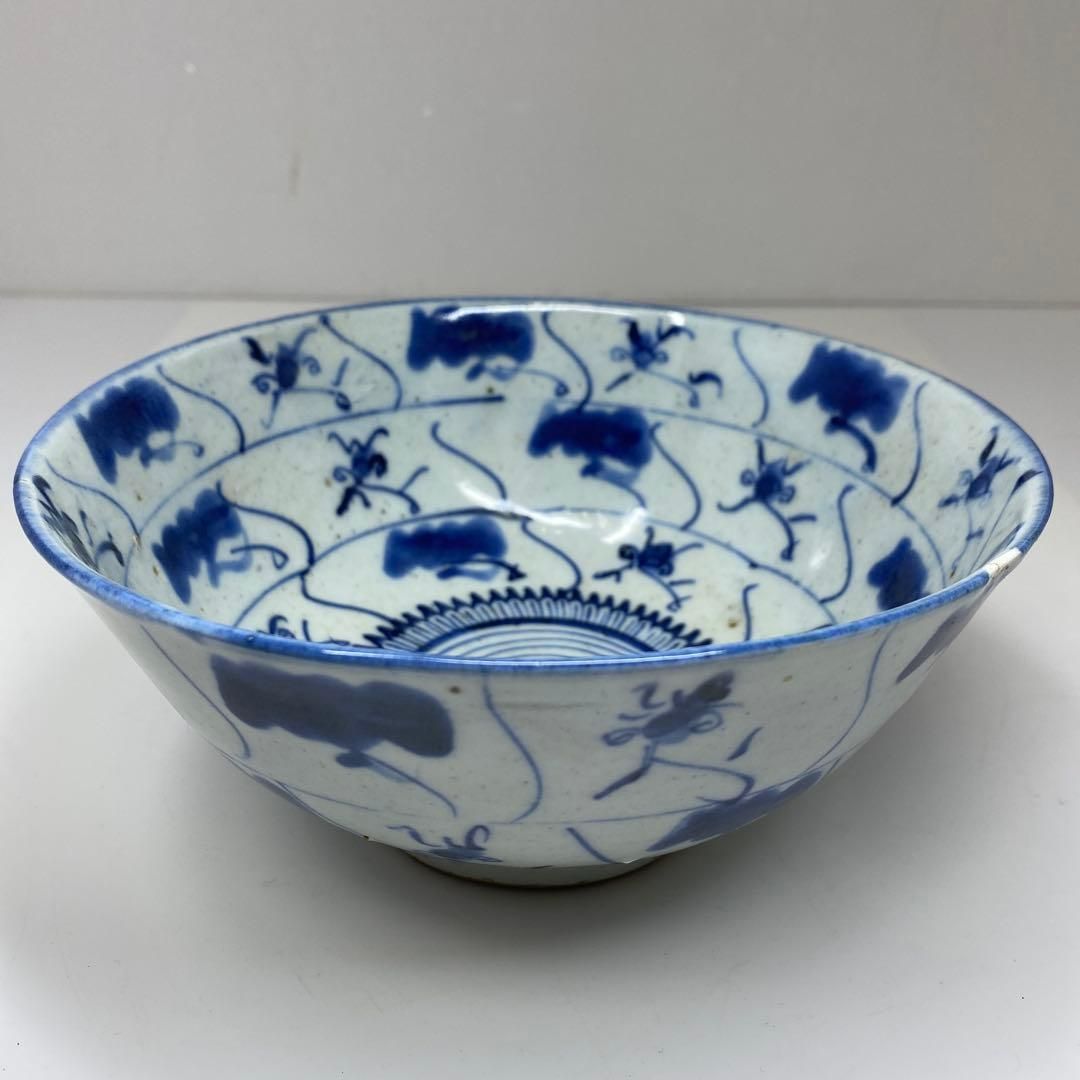 中国 清朝時代新渡鉢 直径18㎝ 東Y7-0122⑤ - メルカリ