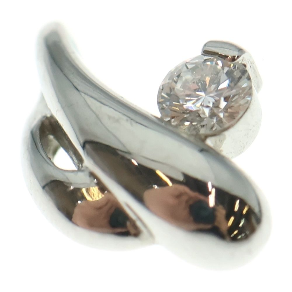 NO BRAND ノーブランド PT900 ダイヤモンドトップ シルバー 2.63g DECORATOM_COM_BR