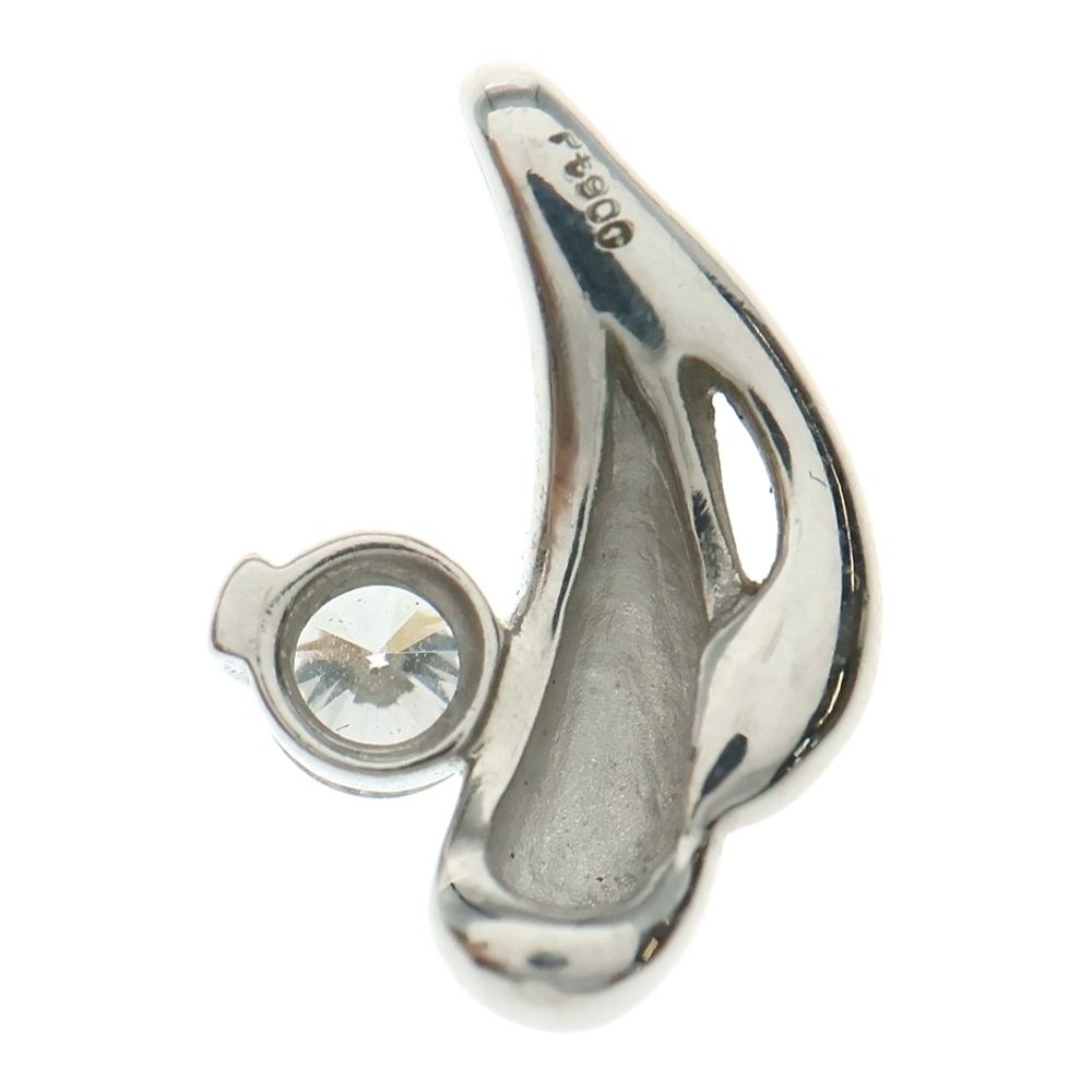 NO BRAND ノーブランド PT900 ダイヤモンドトップ シルバー 2.63g