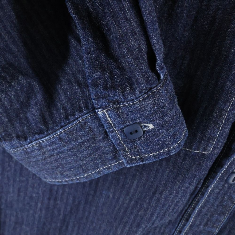TENDERLOIN (テンダーロイン) DENIM HB MOCK NECK SHT デニム シャツ