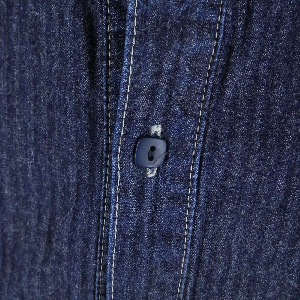 TENDERLOIN (テンダーロイン) DENIM HB MOCK NECK SHT デニム シャツ