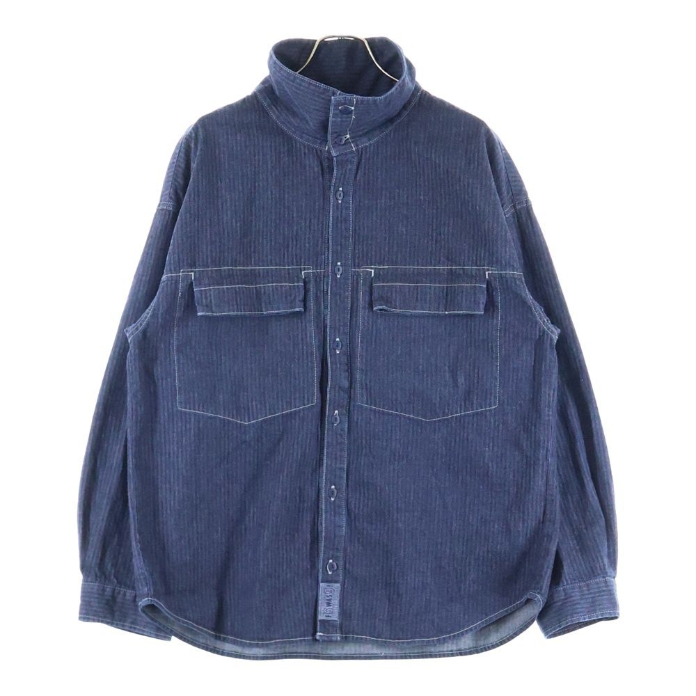 TENDERLOIN (テンダーロイン) DENIM HB MOCK NECK SHT デニム シャツ