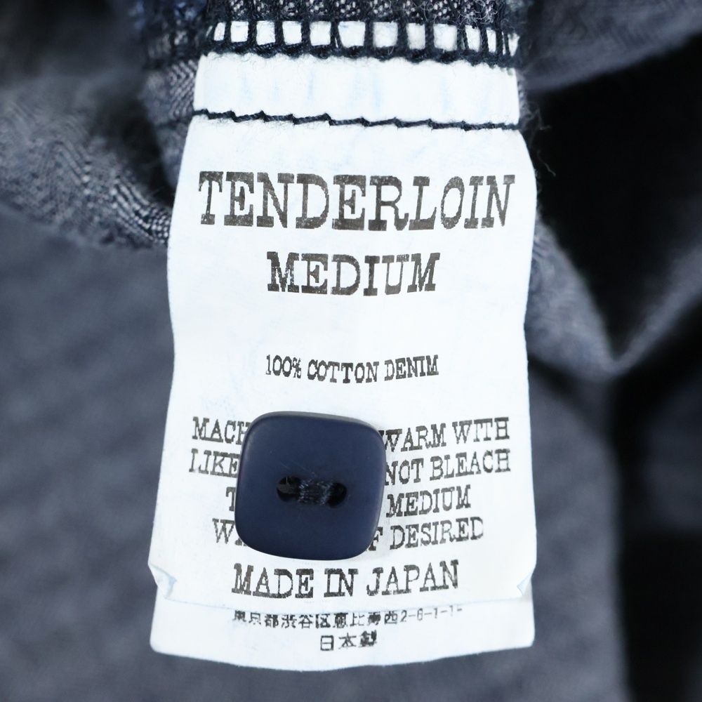 TENDERLOIN (テンダーロイン) DENIM HB MOCK NECK SHT デニム シャツ