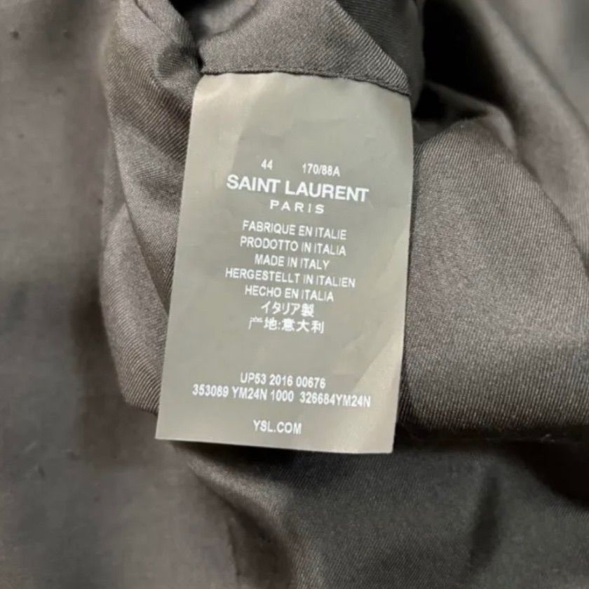 サンローラン 2016年モデル 名作エディ期 テーラードジャケット - メルカリ