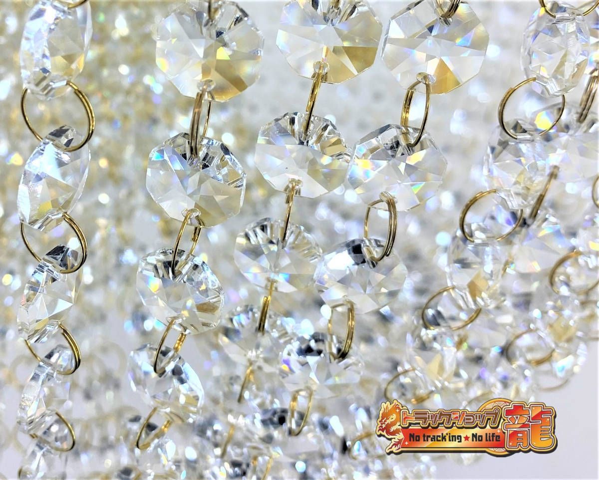 ステンレス製真空金メッキリング デコトラ観光バス車内照明