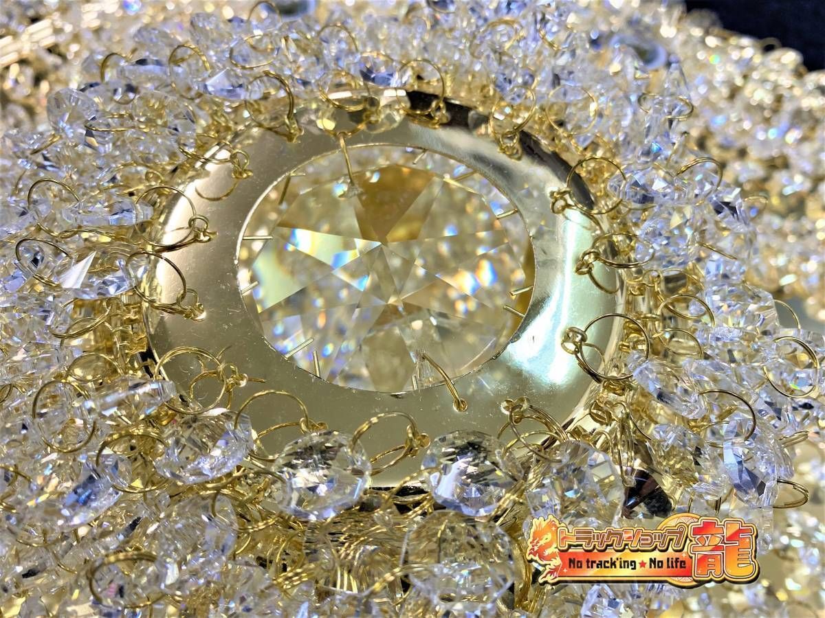 フルゴールドメッキクリスタルビーズ