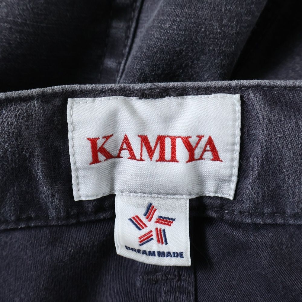 KAMIYA (カミヤ) 25SS SATIN PAINTER PANTS ドローストリング付き  