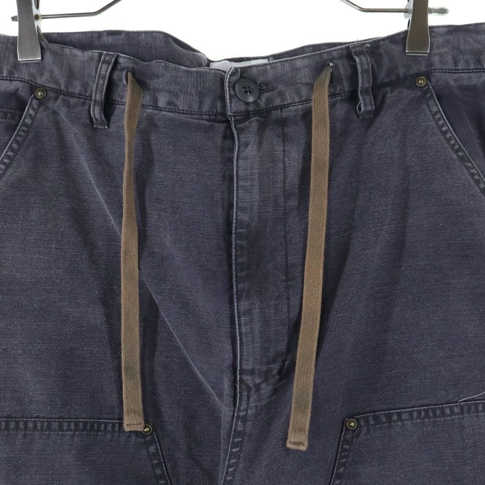 KAMIYA (カミヤ) 25SS SATIN PAINTER PANTS ドローストリング付き  