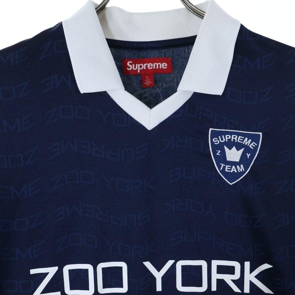Supreme　Zoo York ズーヨーク navy ネイビー サッカーシャツ Supreme x Zoo York Soccer Jersey 