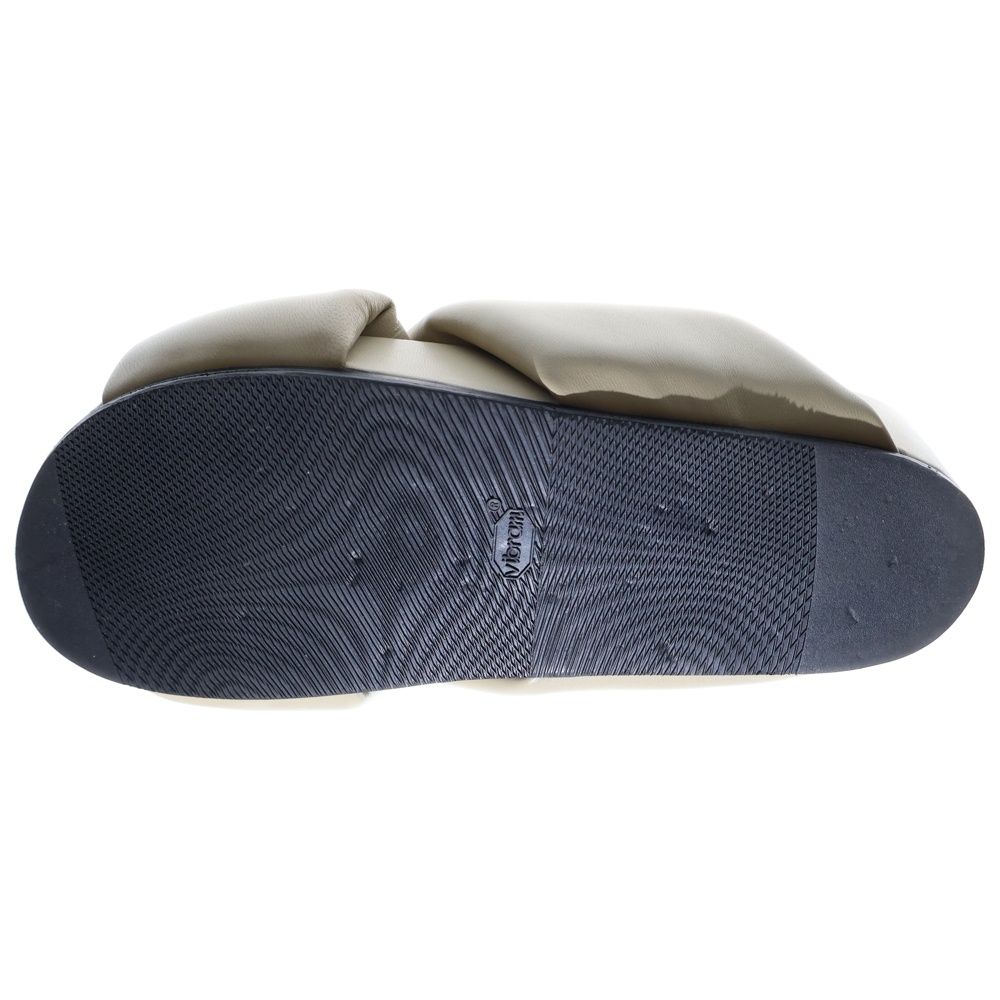  JIL SANDER ジルサンダー シアリング スライド サンダル アイボリー レザー 靴 サンダル ミュール 靴