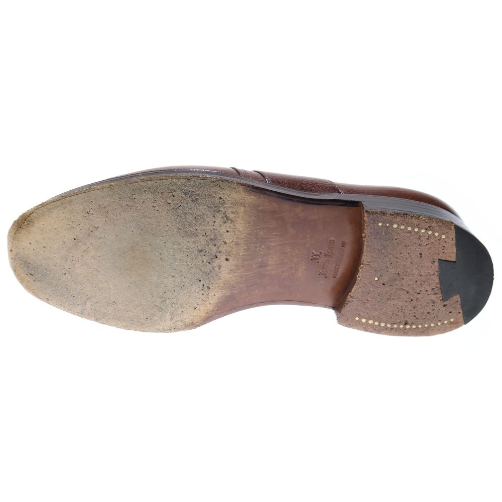 JOHN LOBB SADDLE ジョンロブ サドル UK8 ブラック LOBB'S エナメル