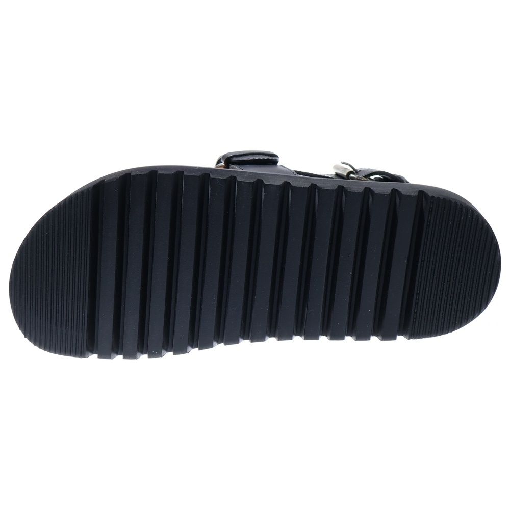 レザーサンダル ブラック