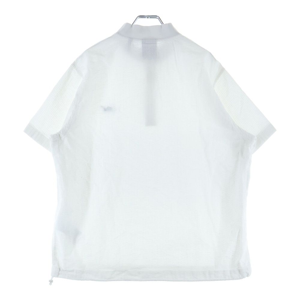 KITH キス 23SS シアサッカー ヘンリーネック半袖ポロシャツ