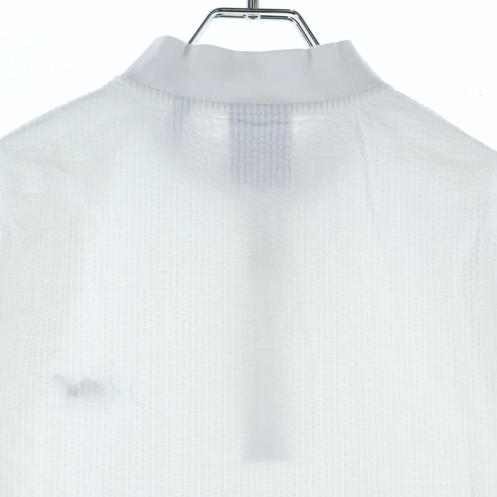 KITH キス 23SS シアサッカー ヘンリーネック半袖ポロシャツ WWW_KARIMZIABAT_FR