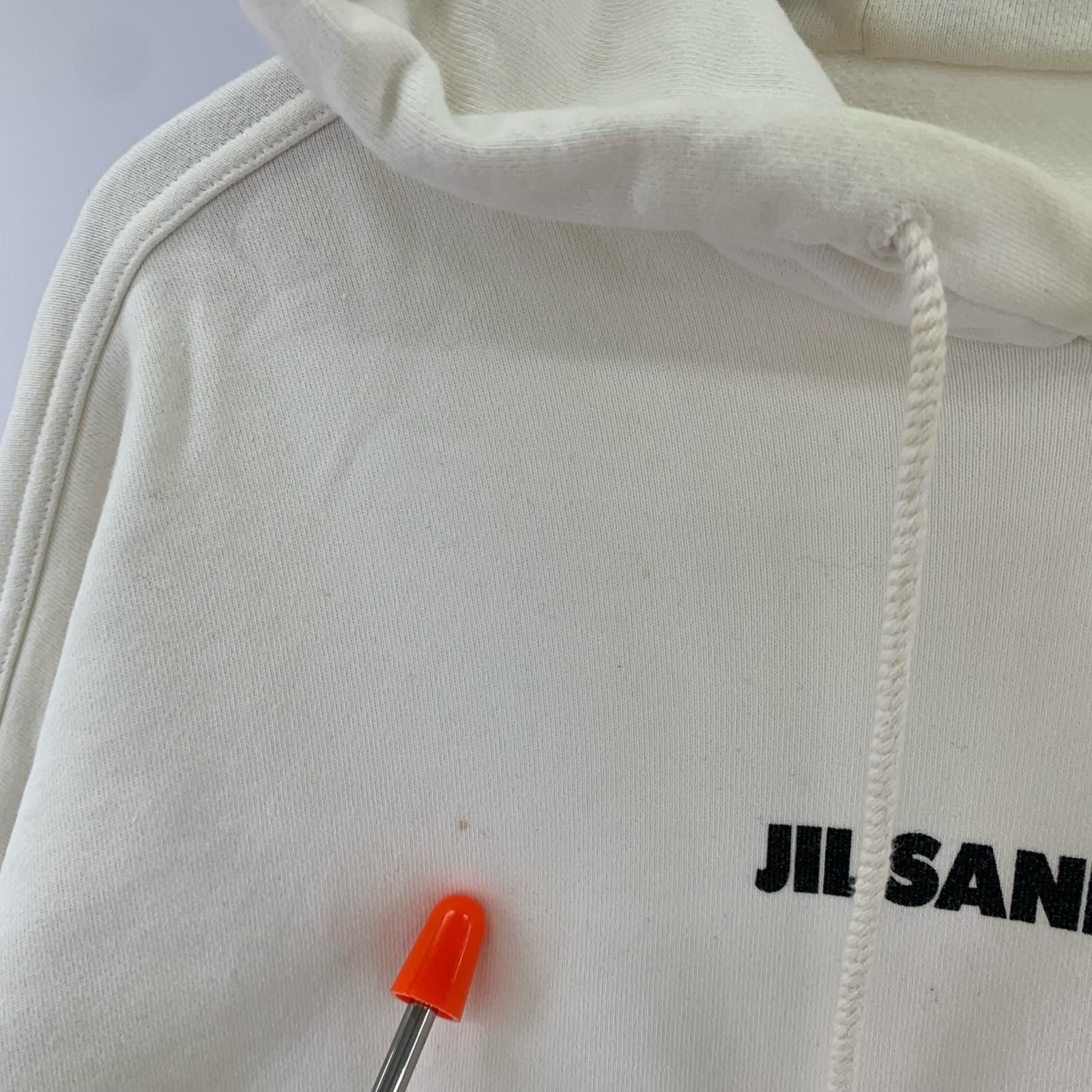 JIL SANDER ジルサンダーパーカー sizeXS/ホワイト パーカー SANDER