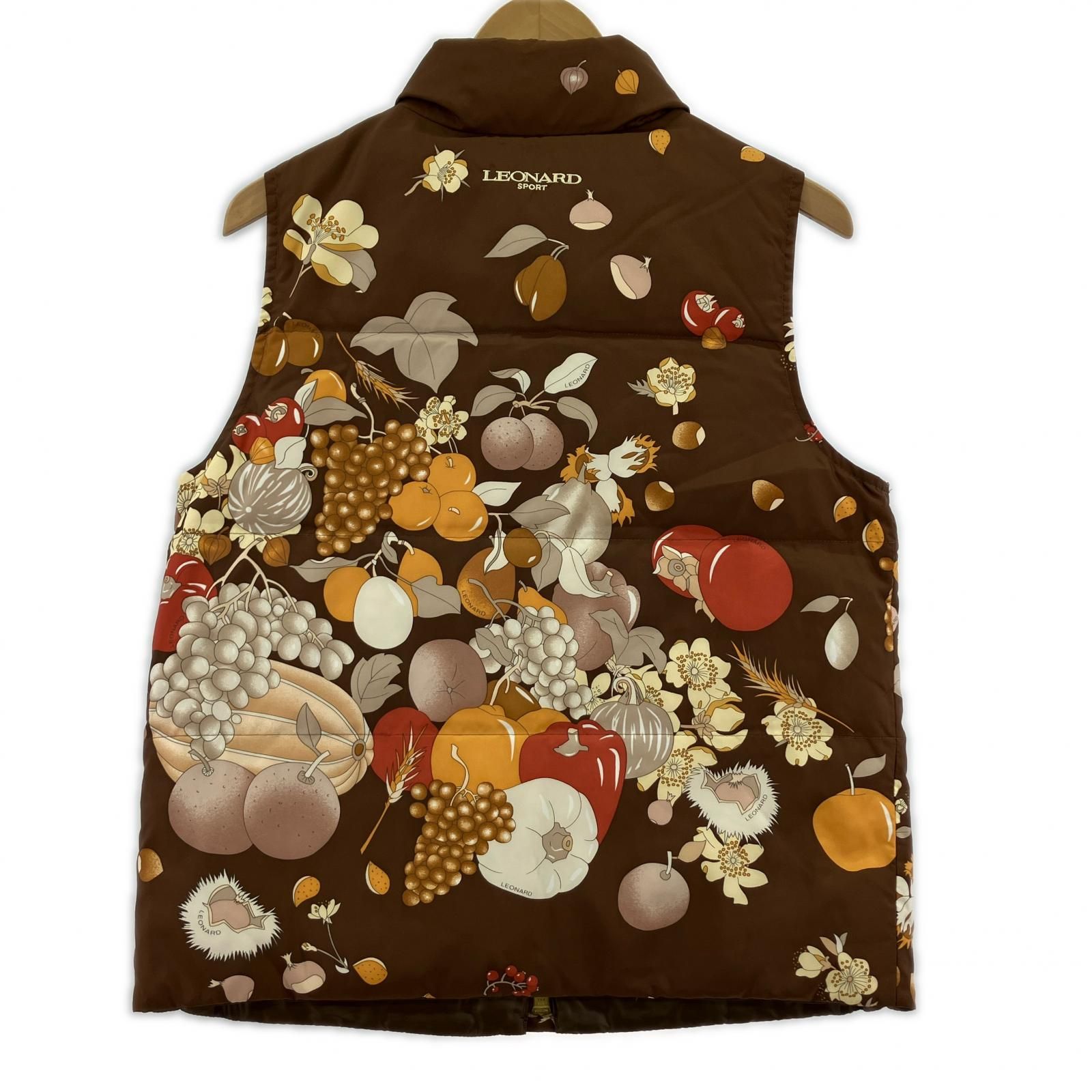 LEONARD レオナールベスト size40/ブラウン系