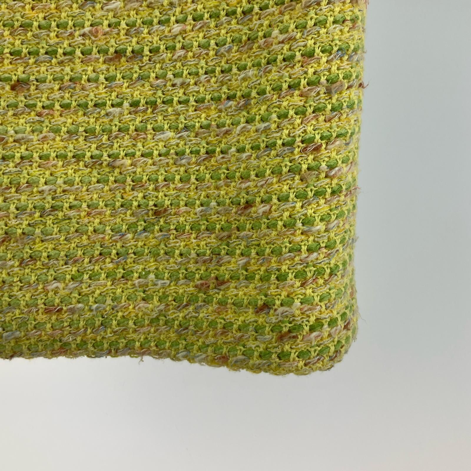 FOXEY フォクシー ノースリーブ ツイードワンピース size40/イエロー系