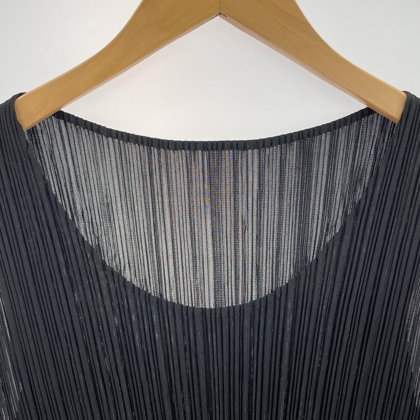 PLEATS PLEASE プリーツプリーズ プリーツタンクトップ size 3 ブラック