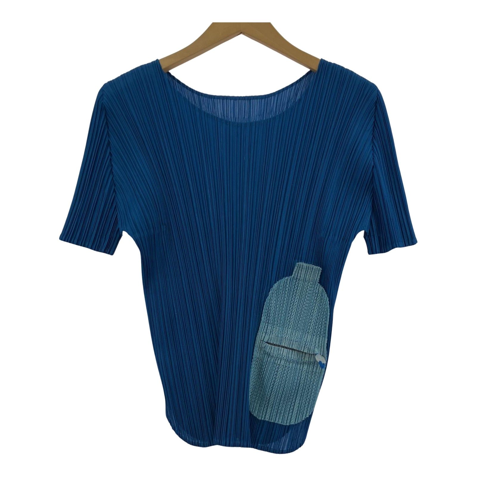 PLEATS PLEASE プリーツプリーズ PP83-JK622 プリーツカットソー size3|ブルー