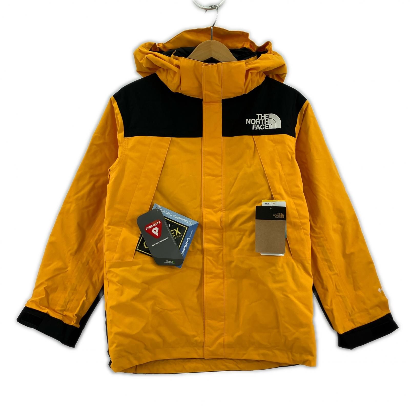 THE NORTH FACE ザ ノースフェイス タグ付き NYJ82000 マウンテンインサレーションジャケット size150|イエロー×ブラック